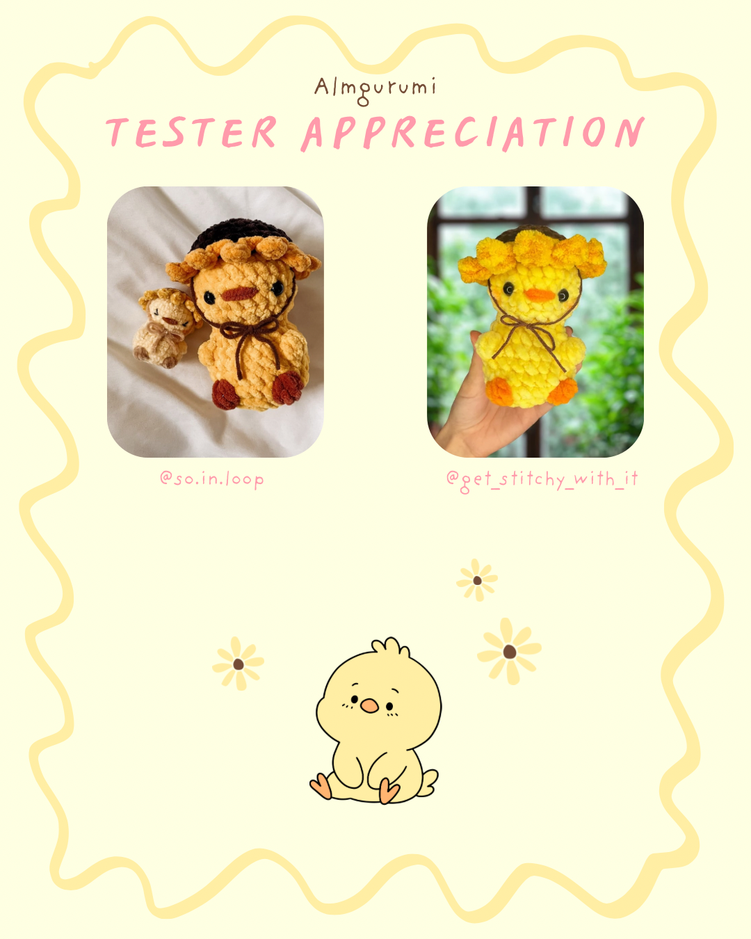 Sunny the Baby Chick crochet pattern PDF