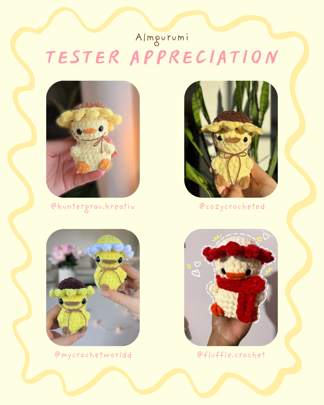 Sunny the Baby Chick crochet pattern PDF