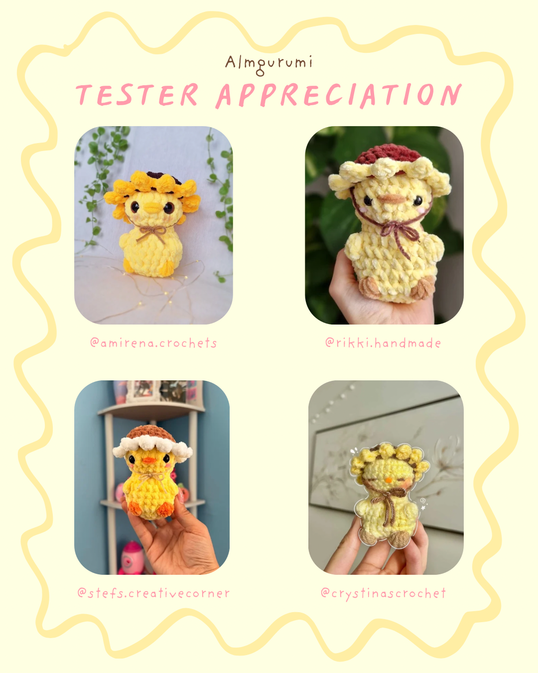 Sunny the Baby Chick crochet pattern PDF